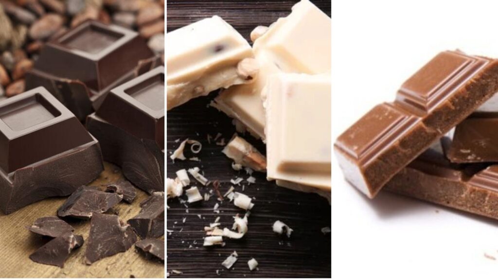 Diferencia entre los distintos chocolates!